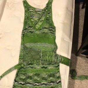Missoni green and black classic dress